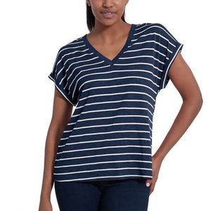 *NWT* Jessica Simpson Ladies' Striped Knit Top - Navy